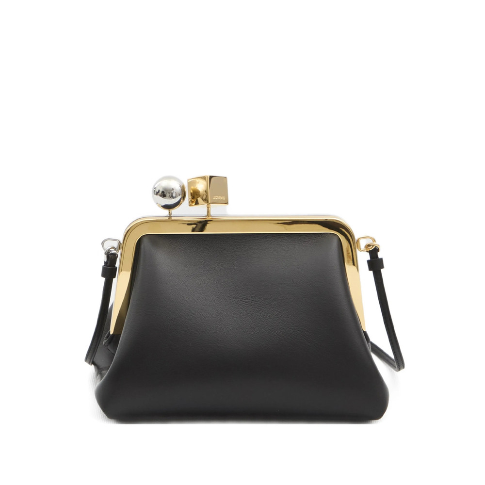 Jacquemus Small Le Berlingot Leather Clutch Bag
