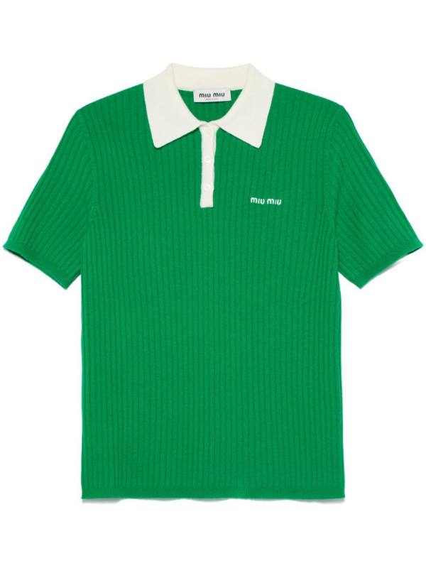 cashmere polo top