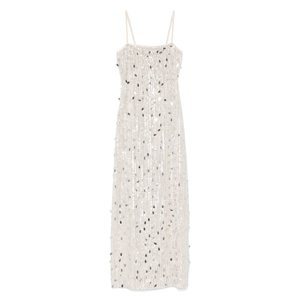 De Santis Sequin-embellished Maxi Dress