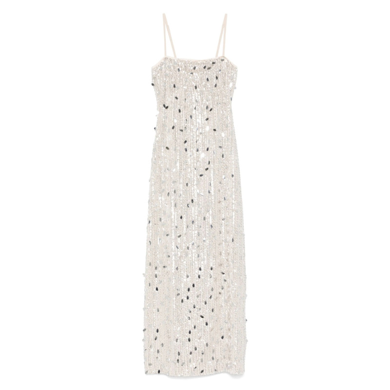 De Santis Sequin-embellished Maxi Dress
