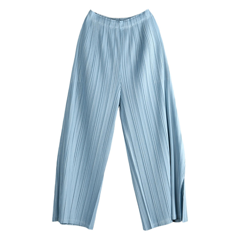 Pleats Please Pleated Wide-leg Trousers