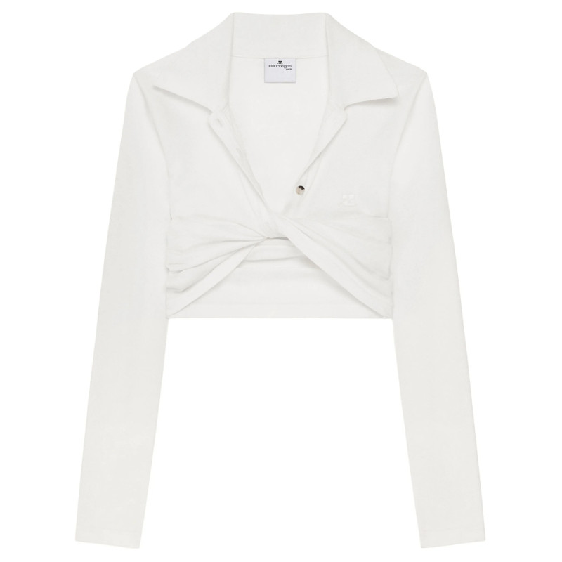 Courrèges Twist-detailing Shirt