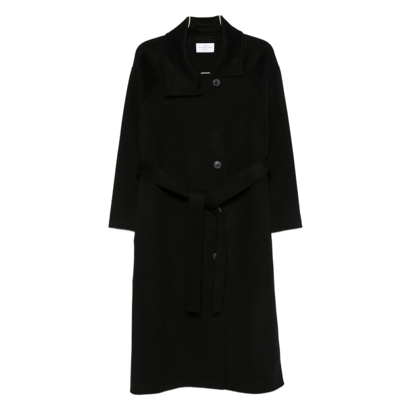 The Dynamis Studio Belted Wool Single-breasted Coat