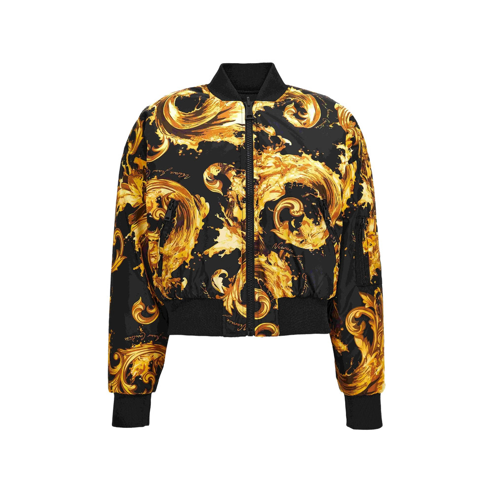 Versace Jeans Couture Watercolor Couture-print Bomber Jacket