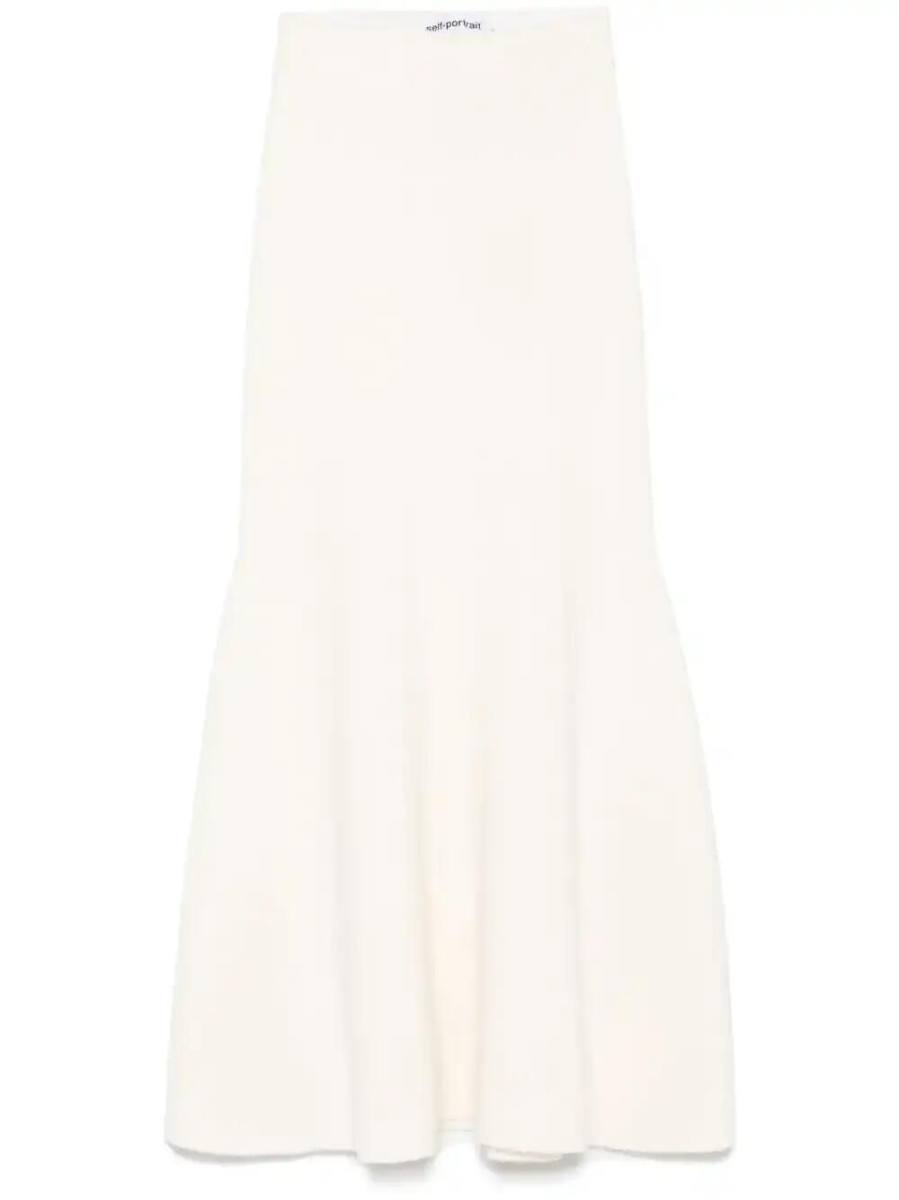knitted maxi skirt