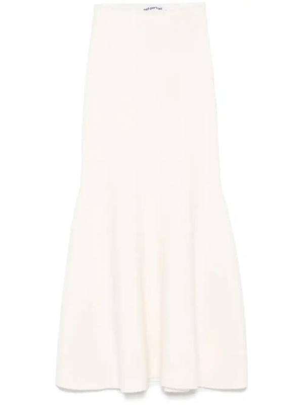 knitted maxi skirt
