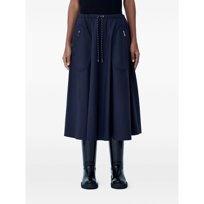 Moncler Drawstring A-line Skirt