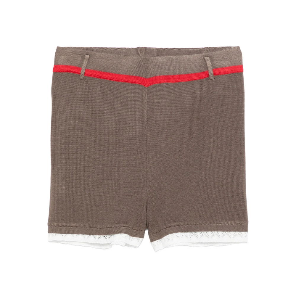 Siedres Marthe Lace-trim Shorts