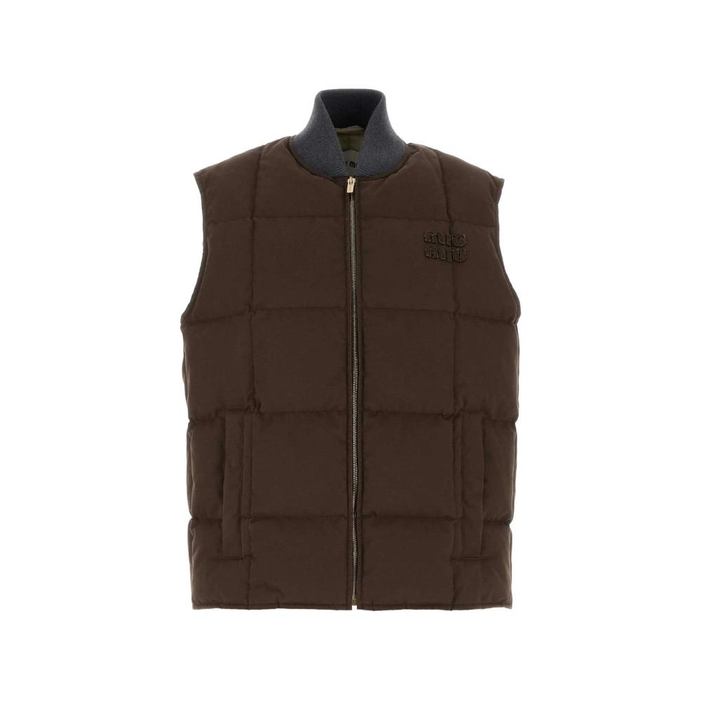Miu Miu Gabardine Down Vest