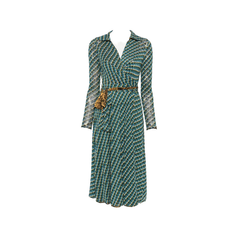 Diane Von Furstenberg Phoenix Reversible Midi Dress