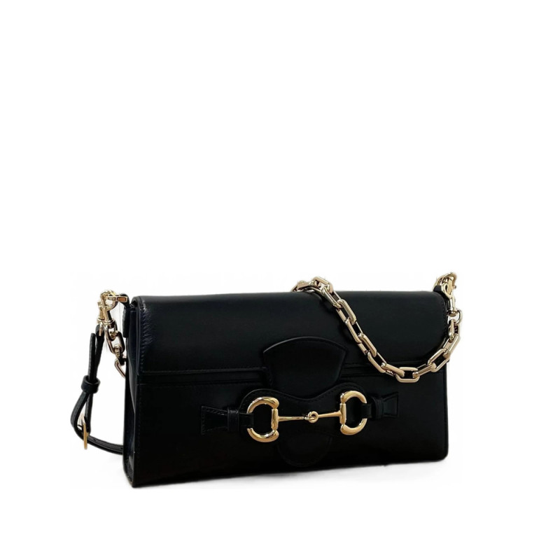 Gucci Horsebit Ristretto Medium Shoulder Bag