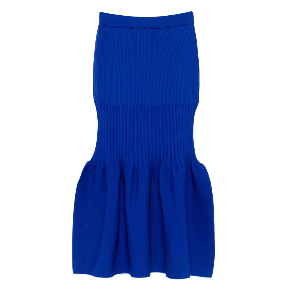 Cfcl Ribbed-knit Ruffled Midi Skirt