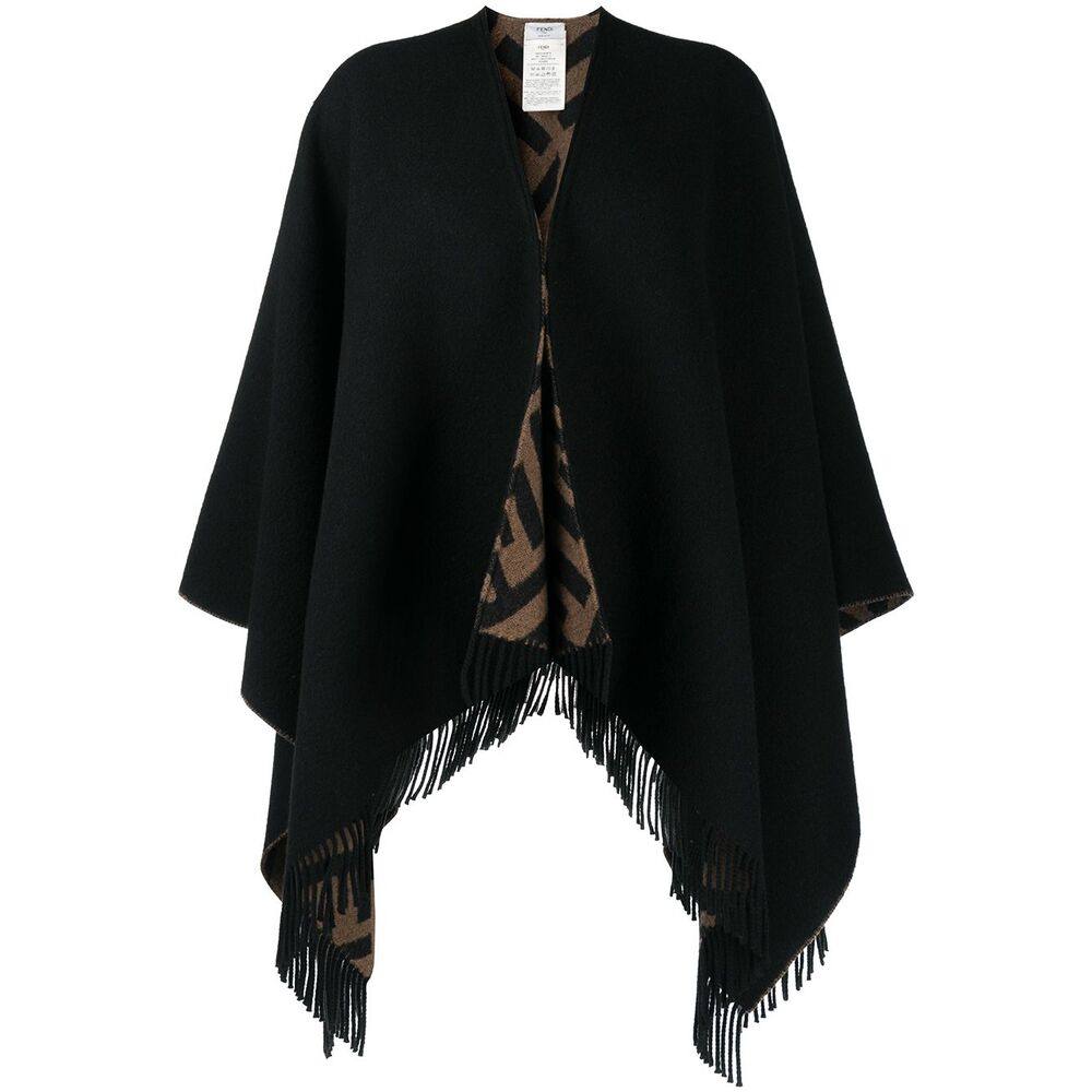 Fendi Monogram Pattern Cape