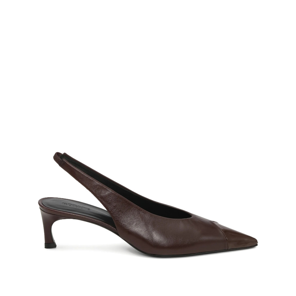 Rotate Slingback Leather Pumps