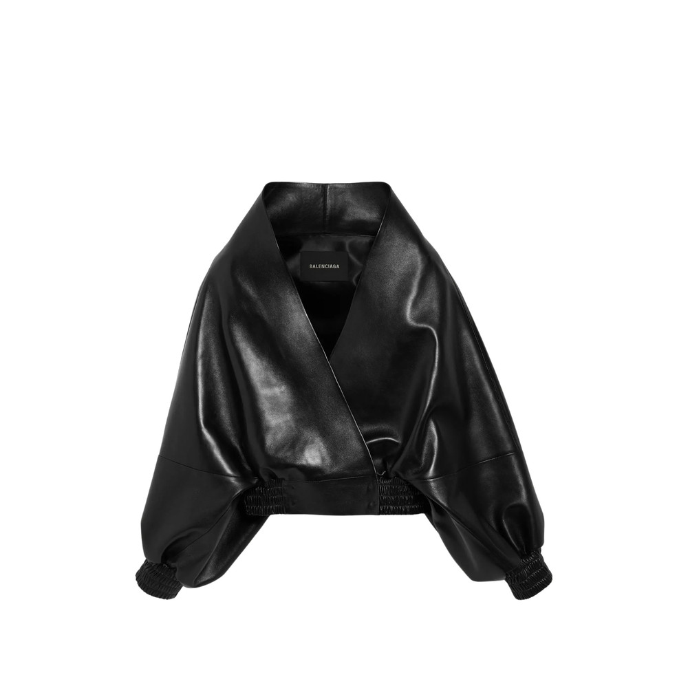 Balenciaga Wrap Wide-sleeve Jacket