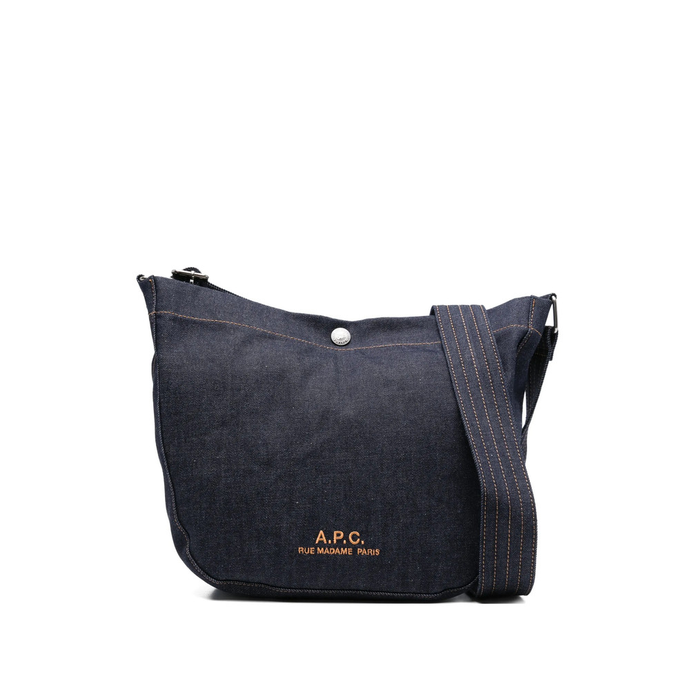 A. p.c. Denim Shoulder Bag