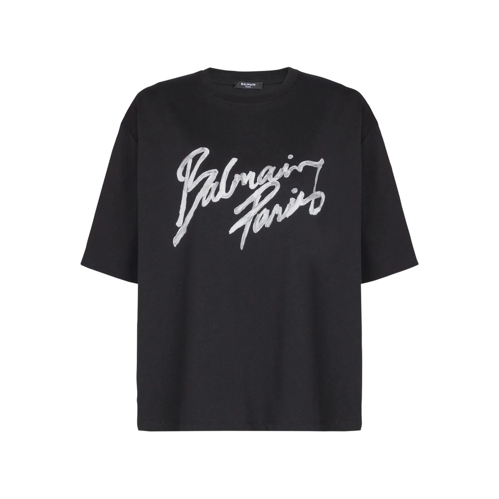 Balmain Boxy Logo-print T-shirt