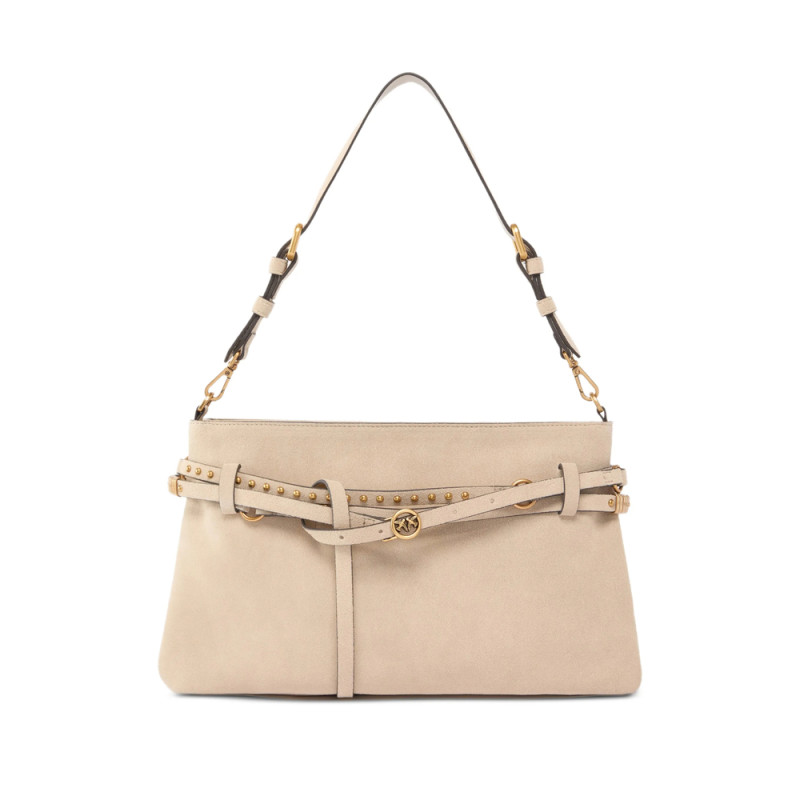 Pinko Studded Shoulder Bag