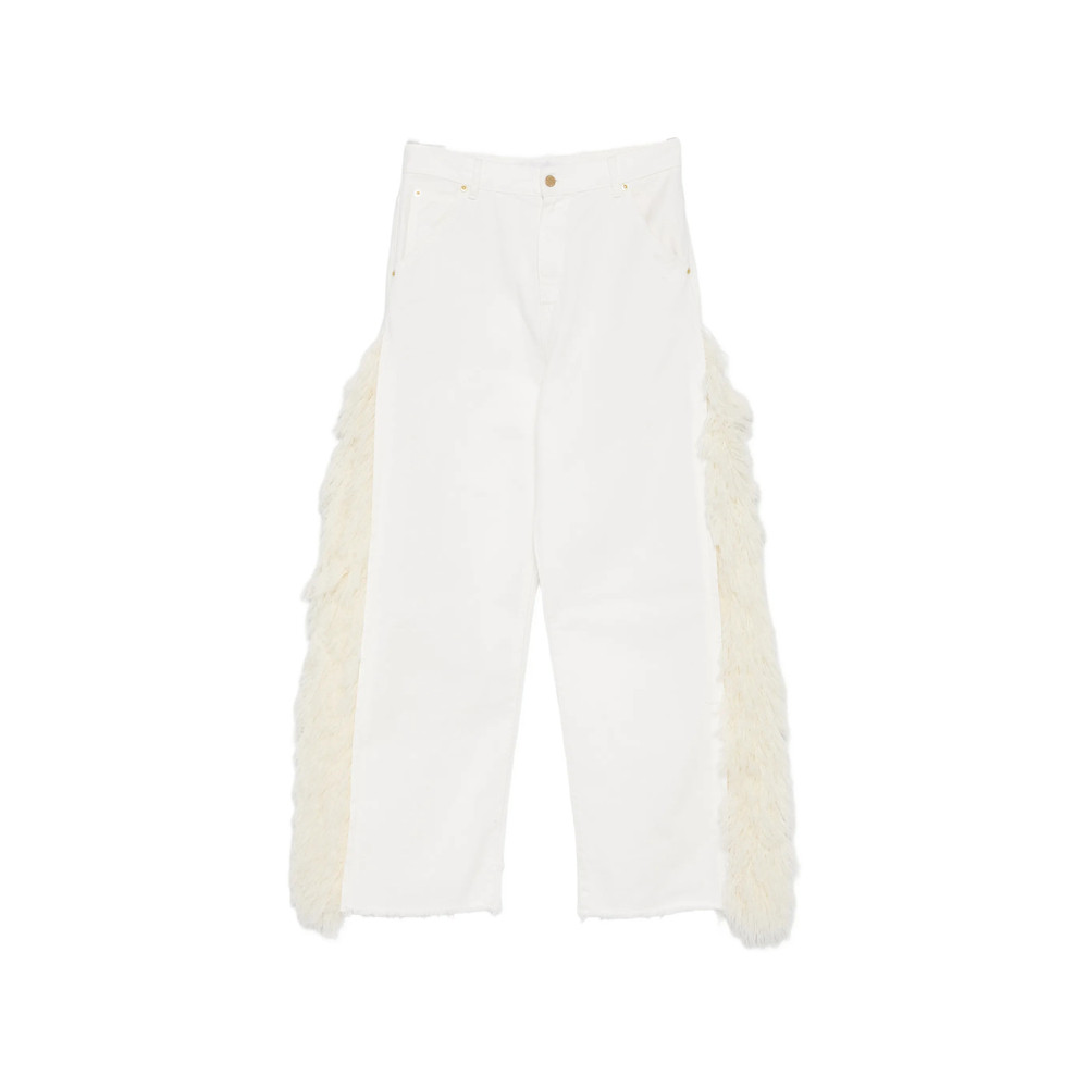 Darkpark Fringed Raw-hem Jeans