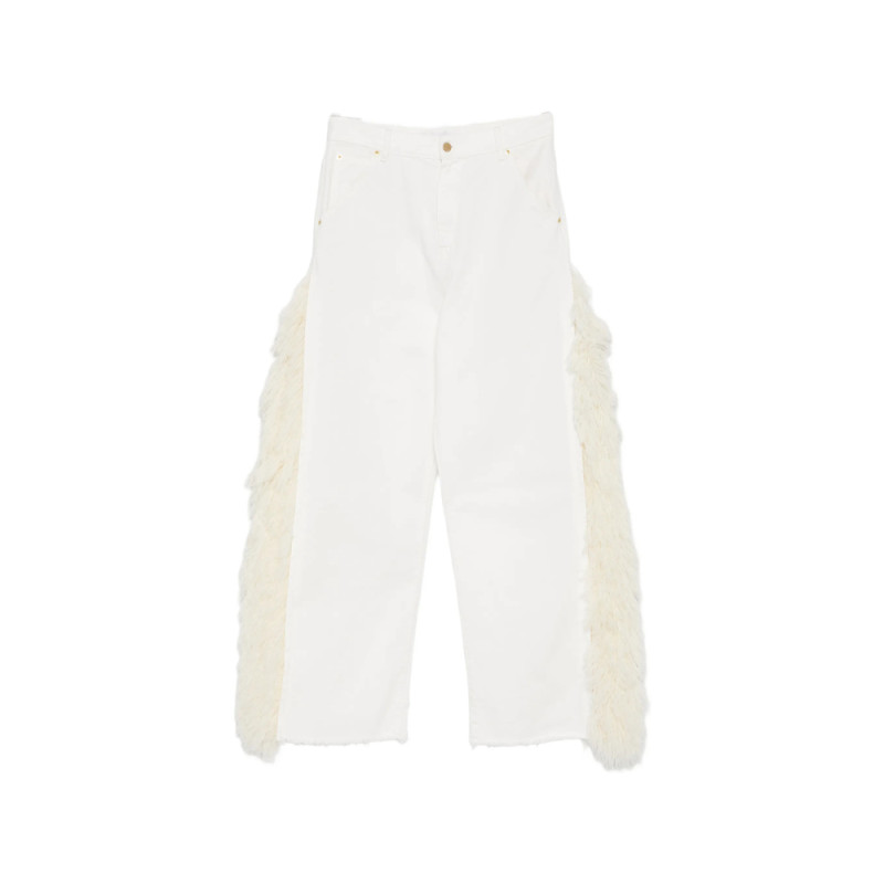 Darkpark Fringed Raw-hem Jeans