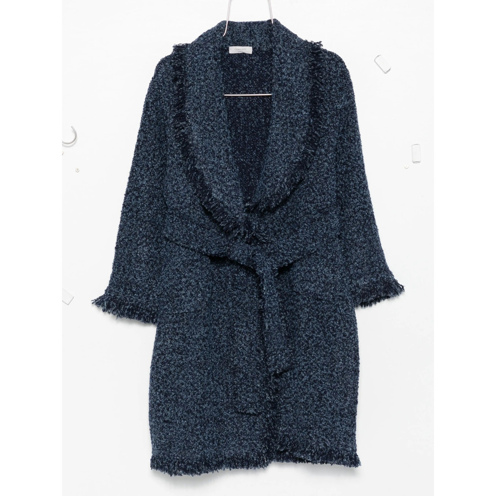 Charlott Fringed Bouclé Coat