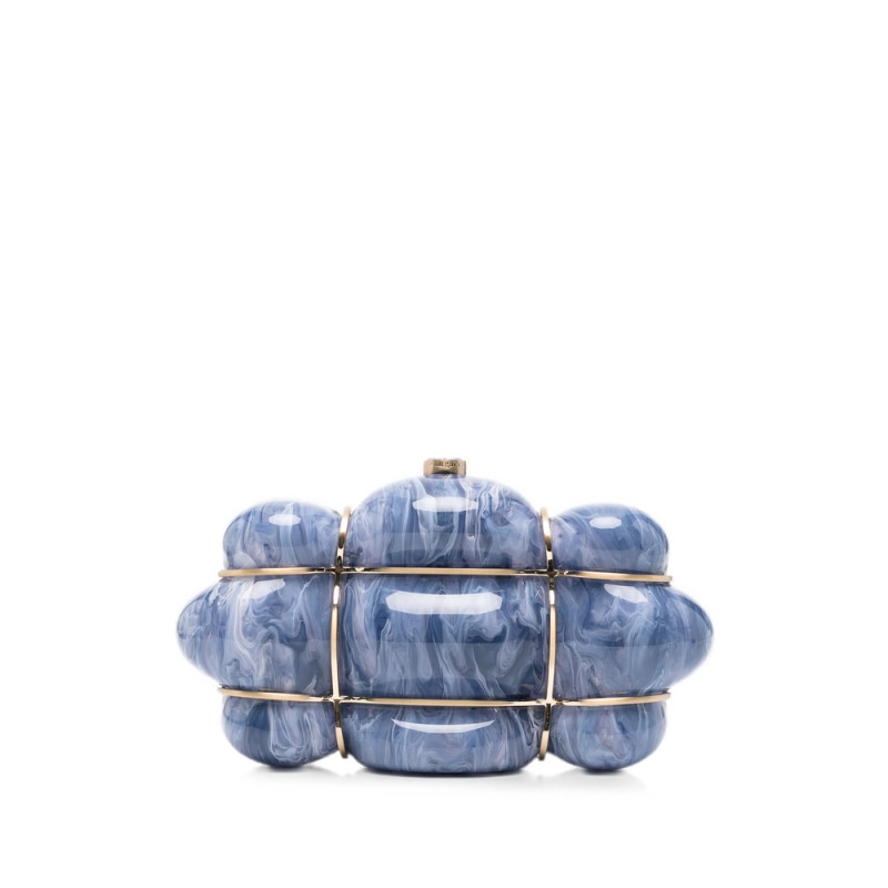 Cult Gaia Bolla Marbled Clutch Bag