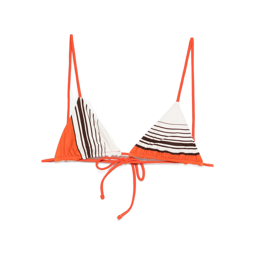 Sir. Destino Striped-pattern Triangle Bikini Top