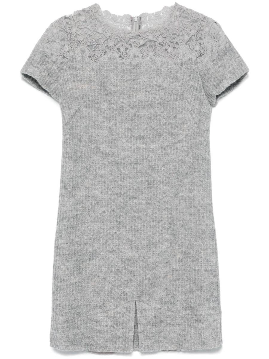fine-knit mini dress