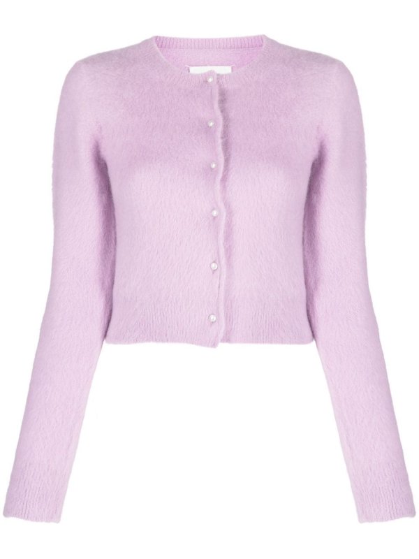 four-stitch cropped cardigan