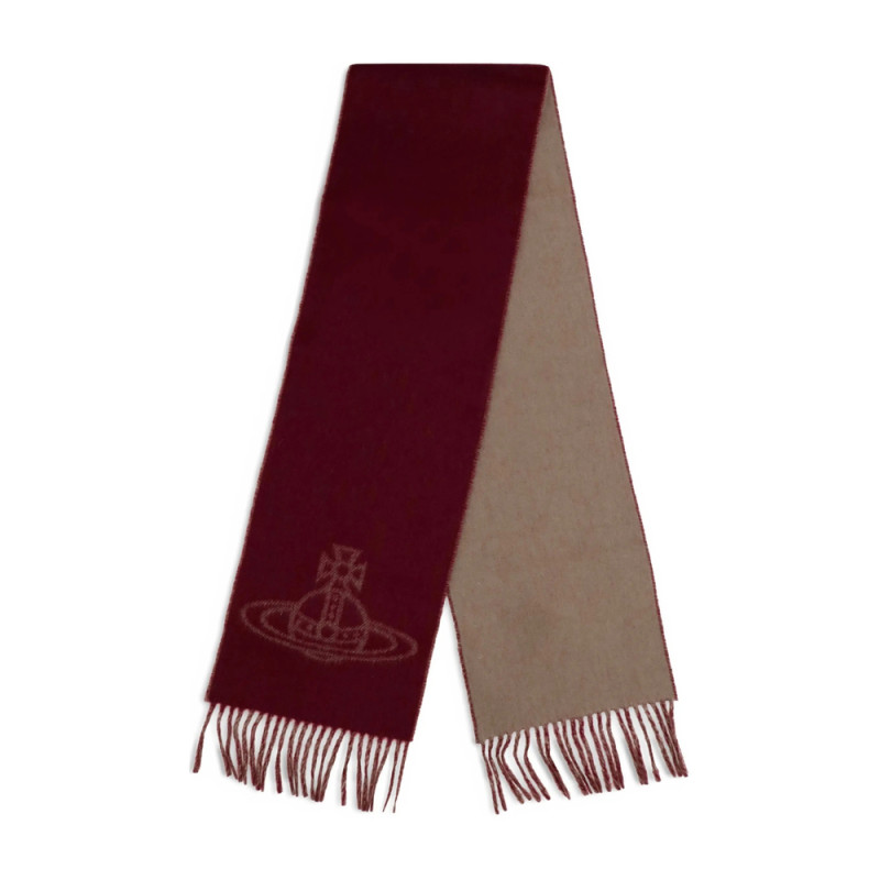 Vivienne Westwood Orb-embellished Reversible Scarf