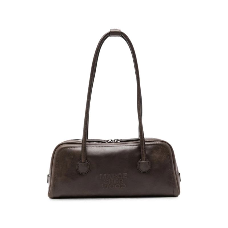 Margesherwood Logo-embossed Leather Shoulder Bag