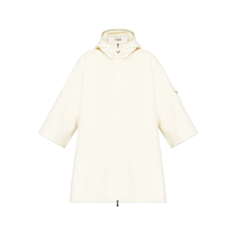 Moncler Zip-up Hooded Cape