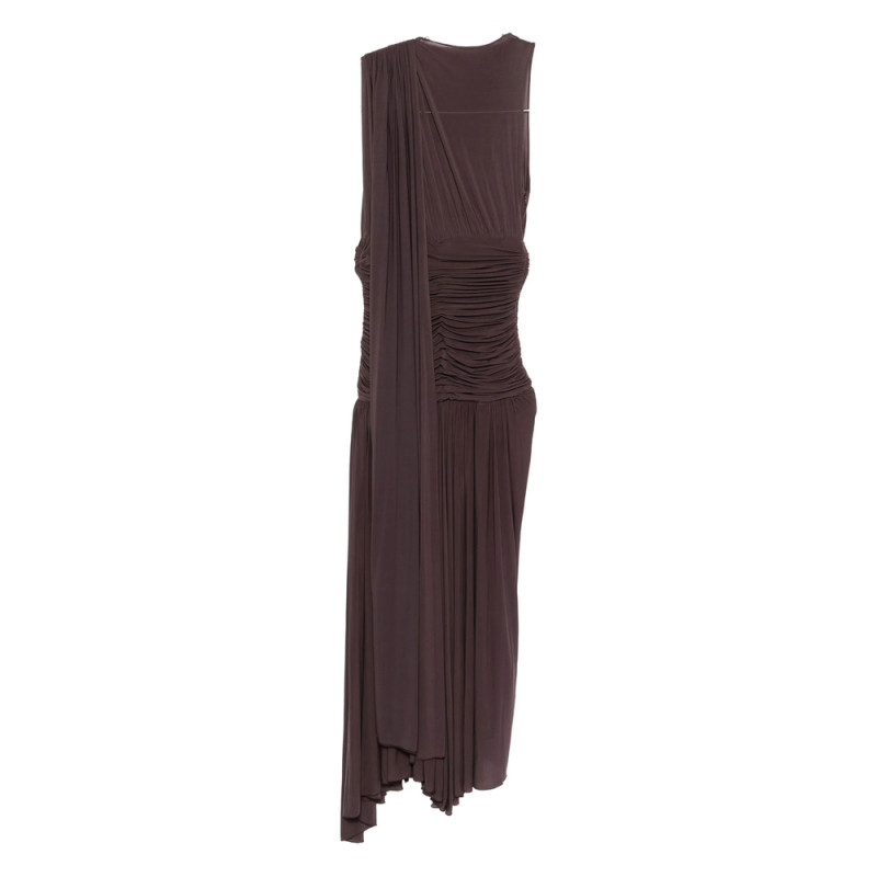 Magda Butrym Drop-waist Sheer Midi Dress