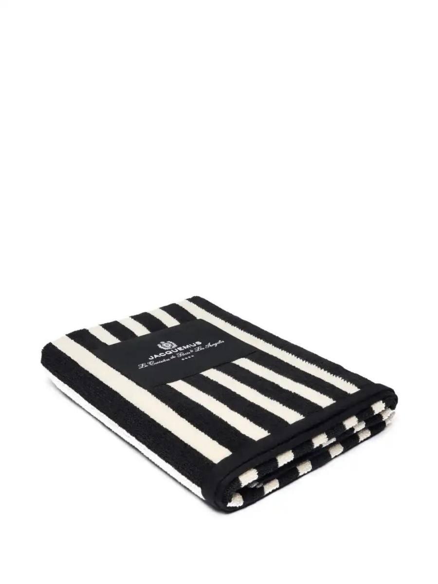 striped beach towel