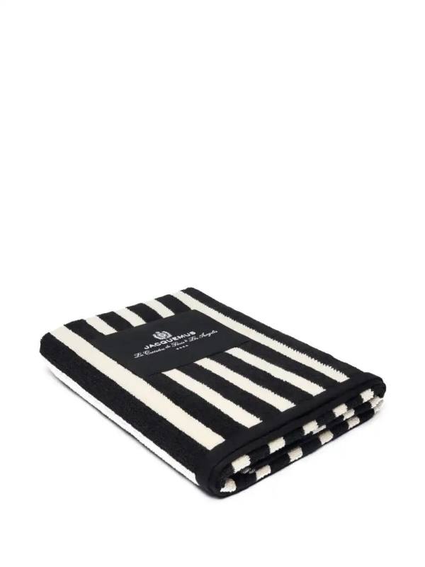 striped beach towel