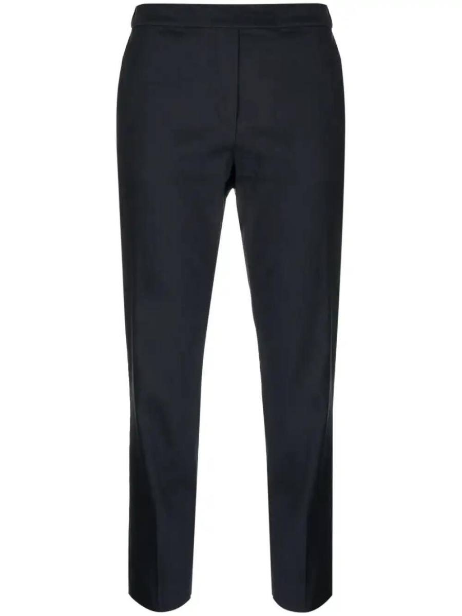 mid-rise cropped trousers
