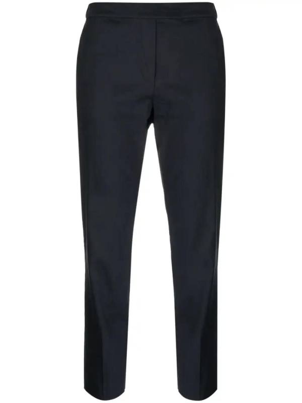 mid-rise cropped trousers