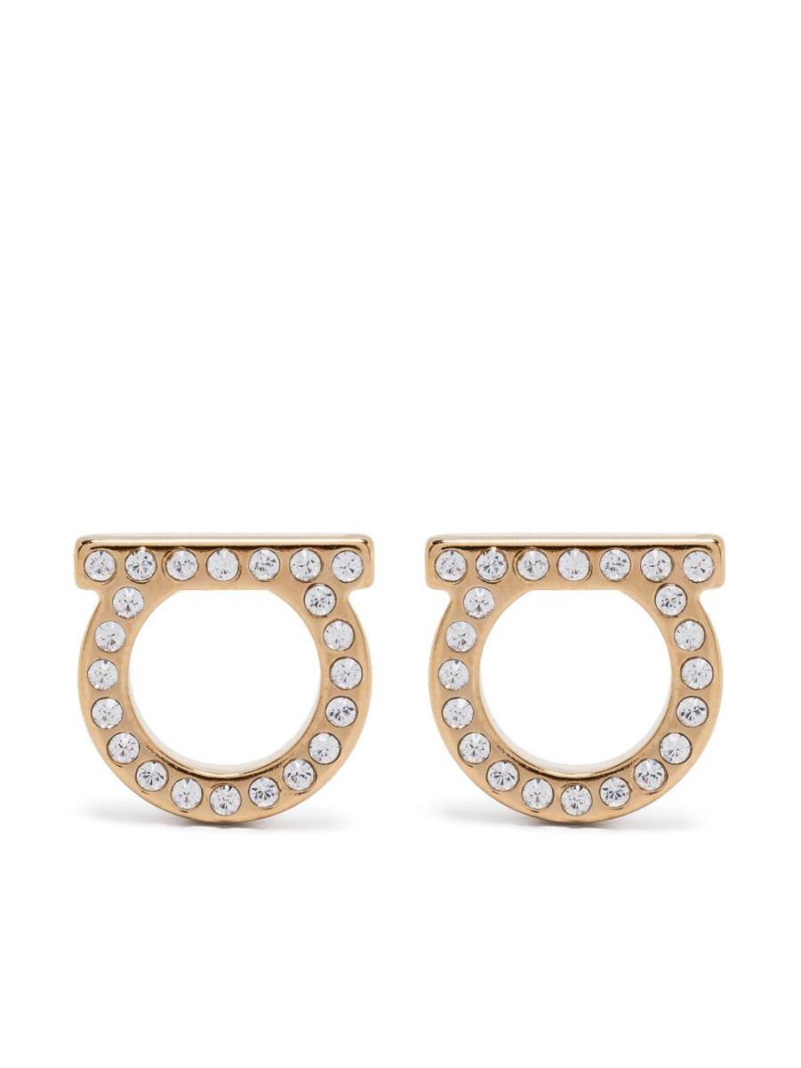 Gancini stud earrings