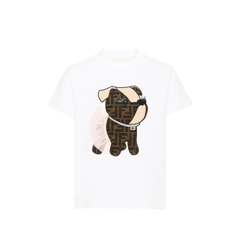 Fendi Itina-embroidery T-shirt