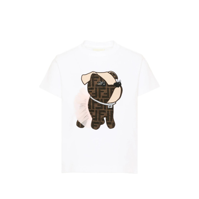 Fendi Itina-embroidery T-shirt