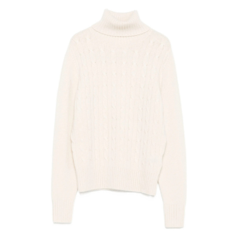 Allude Cable-knit Turtleneck Sweater