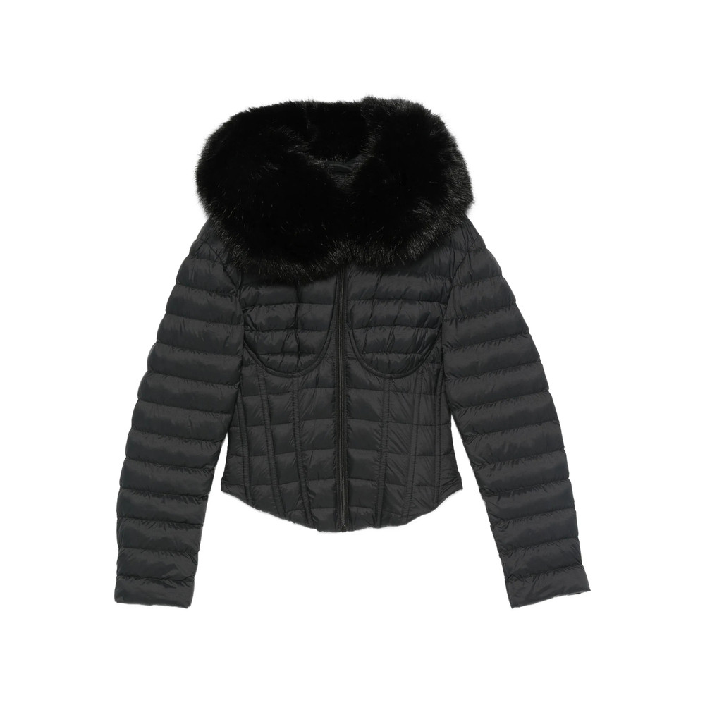 Balenciaga Quilted Fur-trimmed Jacket