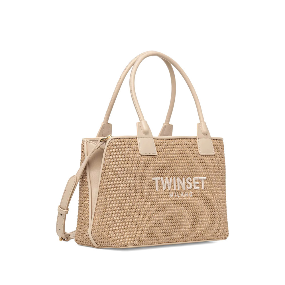 Twinset Raffia Tote Bag