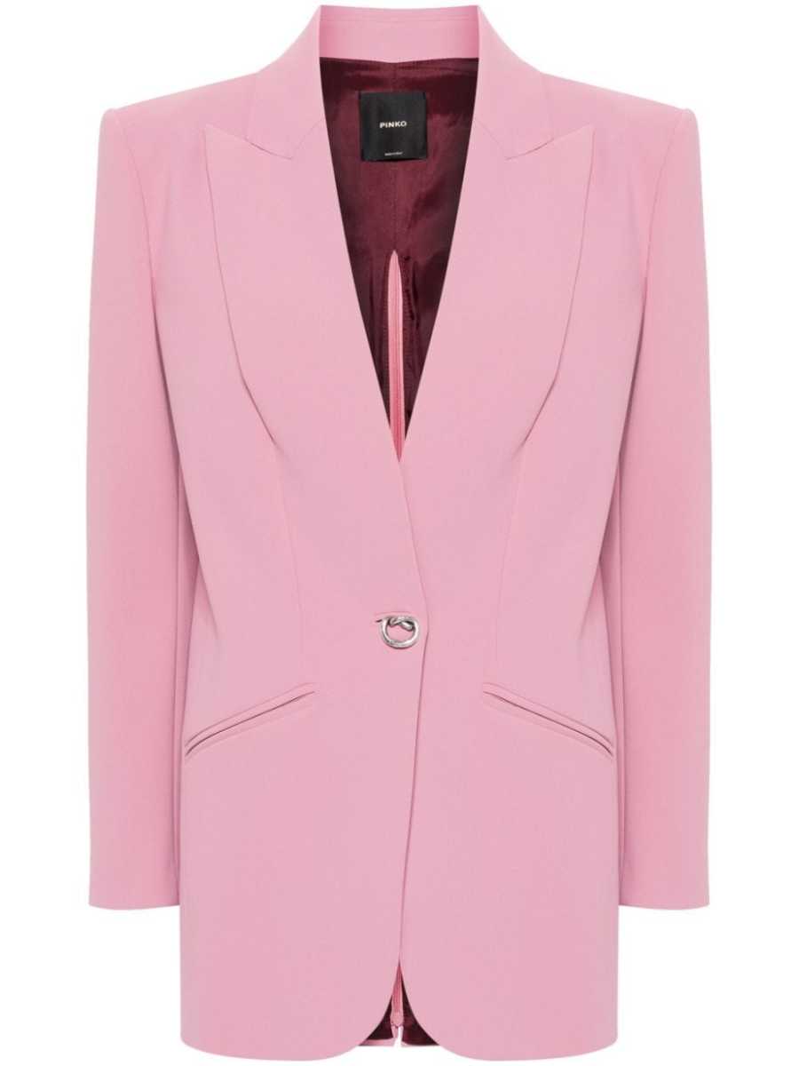 crepe blazer