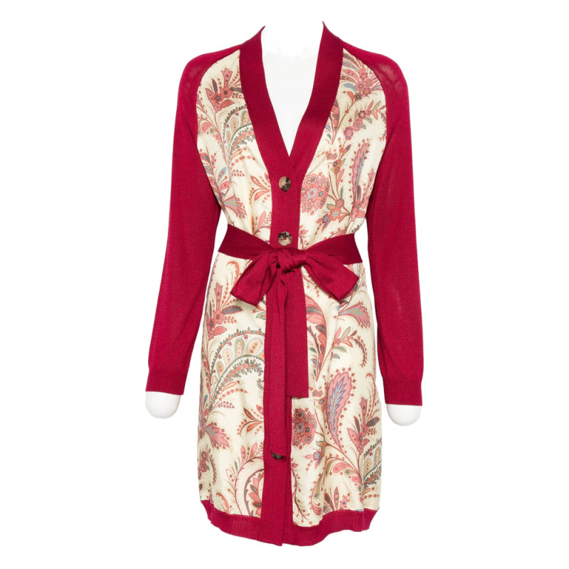 Etro Paisley-panel Cardi-coat