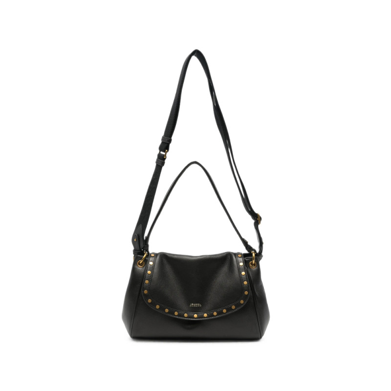 Isabel Marant Medium Chany Stud-embellished Leather Shoulder Bag