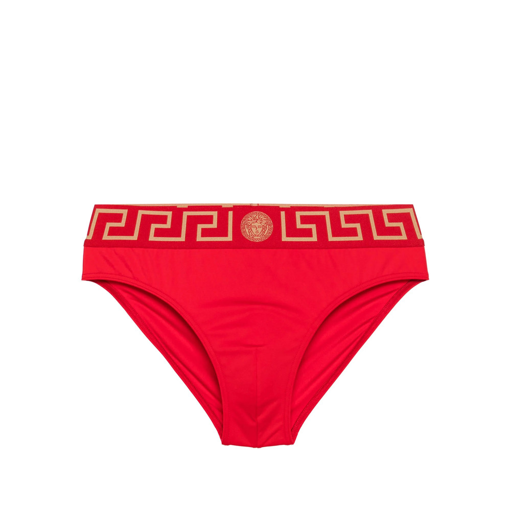 Versace Underwear Greca Border Swim Briefs