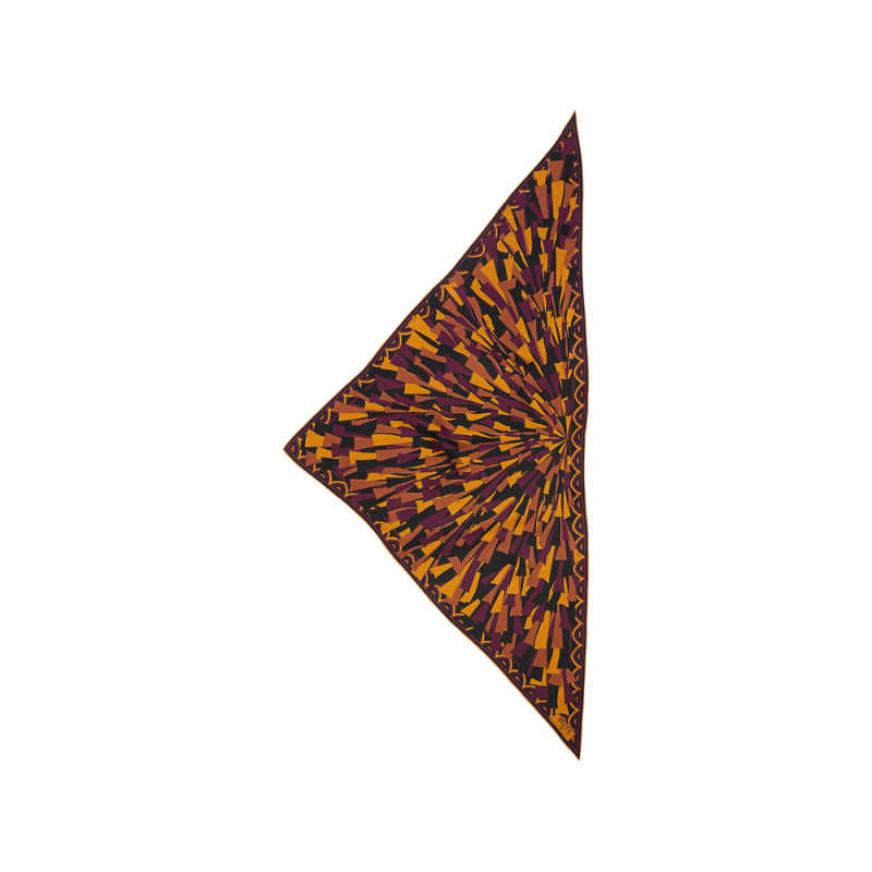 Pucci Baiadera Print Triangle Scarf