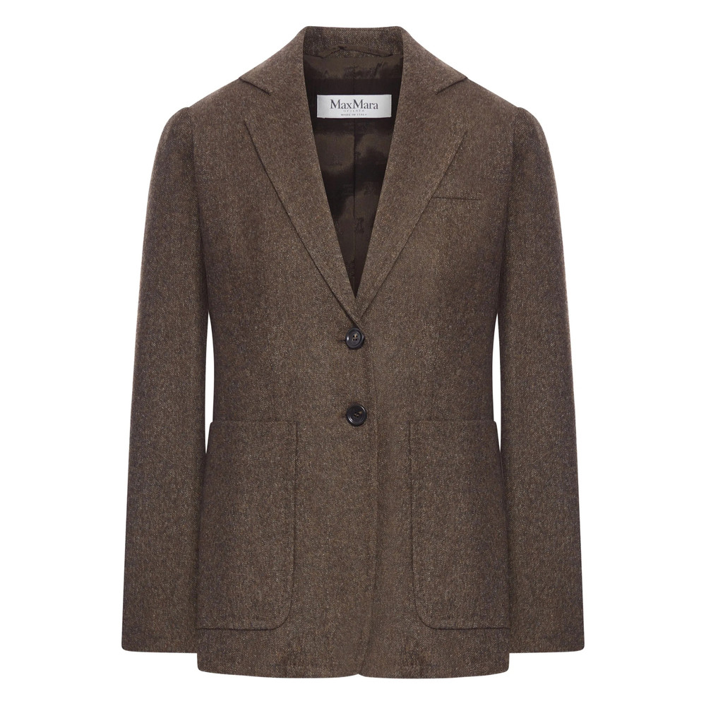 Max Mara Buttoned Patch-pocket Jacket