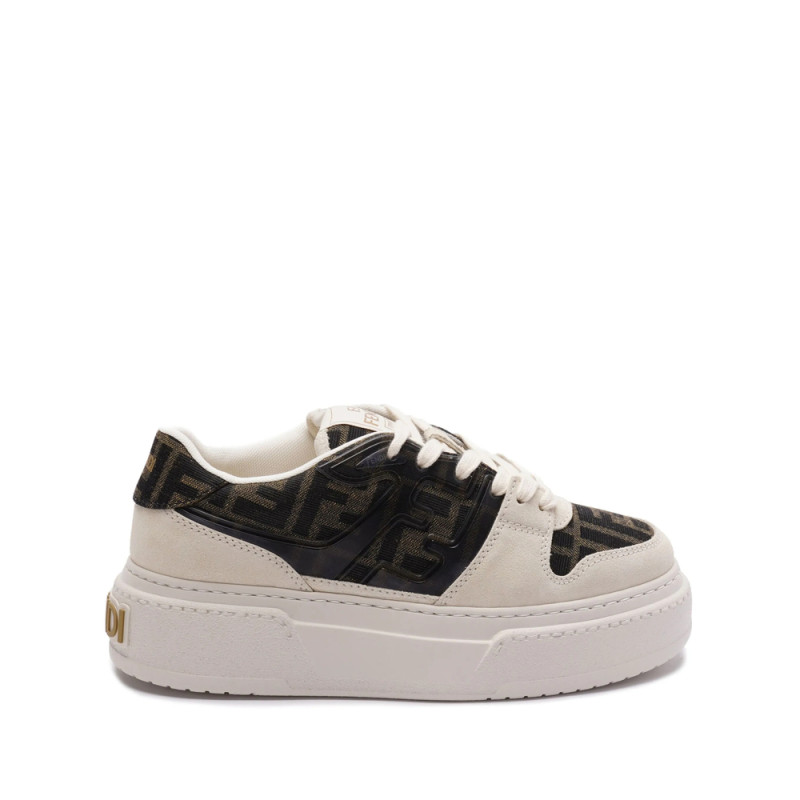 Fendi Zuca-motif Panelled Sneakers